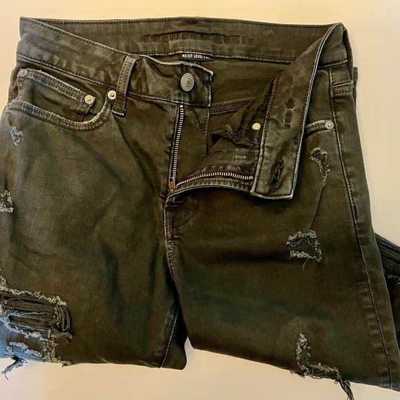 3 Pair American Eagle Distressed Skinny/Slim Jeans Size 28X32 - Picture 2 of 14